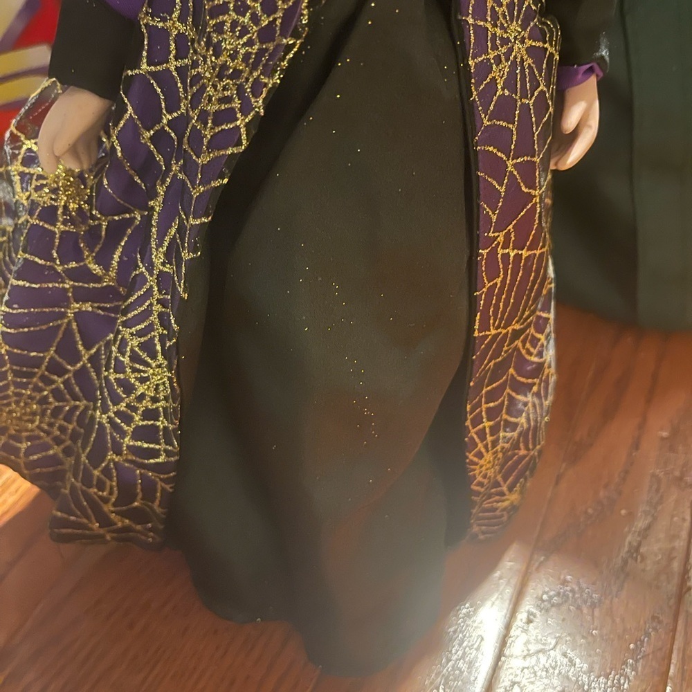 Unbranded Blonde Witch Wearing Purple And Black - Picture 3 of 6